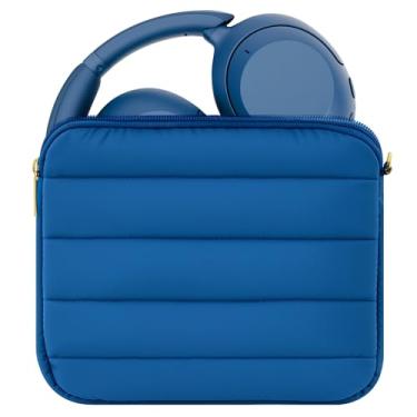 Imagem de Geekria NOVA Fone de ouvido Puffy Pouch compatível com JBL Tour One M3, Sennheiser PXC 550-II, Bose QC Ultra, bolsa protetora de transporte de viagem de substituição macia com armazenamento de cabo