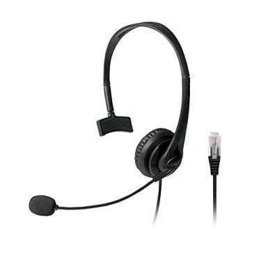 Imagem de Fone Headset Conector Rj09 Para Telemarketing Ph251, Multilaser, PH251, Preto