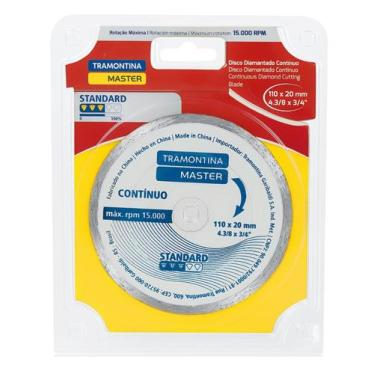Imagem de Disco de Corte Diamantado Contínuo 4.3/8" Tramontina Standard