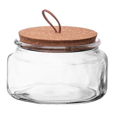 Imagem de LYOR - Porta Mantimento com Tampa de Cortiça e Puxador 350ml Cristal Ecológico