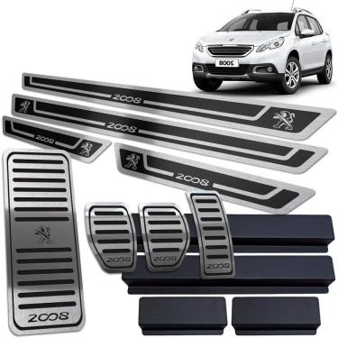 Imagem de Soleira Pedaleira Descanso Peugeot 2008 15/19 Manual Preto A