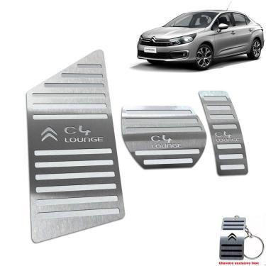 Imagem de Pedaleira + Descanso Citroen C4 Lounge Automatico Aço Inox