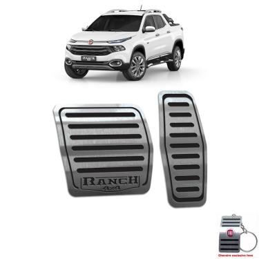 Imagem de Pedaleira Automático Fiat Toro Ranch 2016 A 2021 Preto