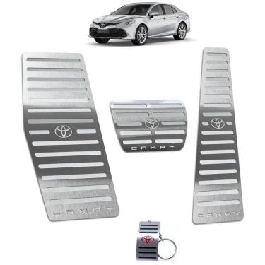 Imagem de Descanso De Pé + Pedaleira Toyota Camry 2018 A 2020 Prata