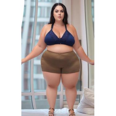 Imagem de BOXER Anti Atrito SUPER BIG PLUS SIZE não ASSADURA Anaguá lycra do Tam