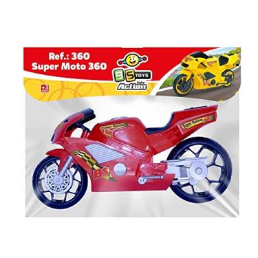 Imagem de Super Moto 360 Sport Movida a Fricção 40 Cm Cores Sortidas, Bs Toys, +3 Anos - 22160