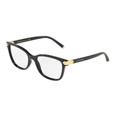 Imagem de Óculos Dolce & Gabbana D&G DG5036 DG/5036 502 Havana/Armação Ótica Dourada 53 mm, Preto, Lens-53 Bridge-17 B-40.2 ED-58.9 Temple-140
