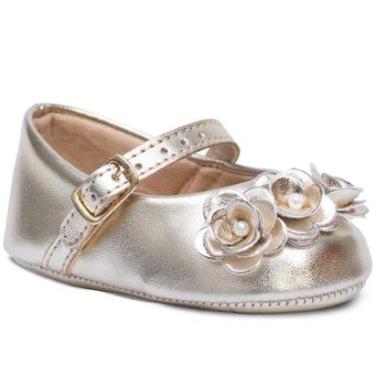 Imagem de Sapatilha Bebê Menina Batizado Sapato Boneca Infantil 01.08-Feminino