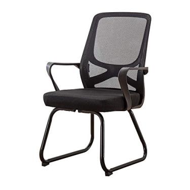 Imagem de Computer Task Executive Computer Bow Foot Reclinável Ergonômico Escritório Malha Assento Alto Tecido Mesa para Escritório Sala de Reunião