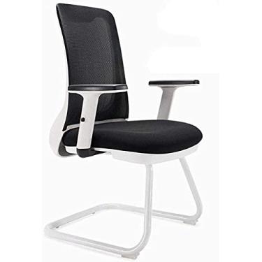 Imagem de UISLA Game Ergonômico Escritório Ajustável Apoio de Braço Casa Acolchoado Mesa Computador Base Braço Branco