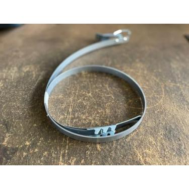 Imagem de Cinta Metálica Fixação Saco Coletor De Pó 60d X 1,90 Metros Marcenaria