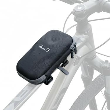 Imagem de SUKOUSRAM Bolsa para quadro de bicicleta, design magnético, impermeável, nylon, liberação rápida, bolsa de armazenamento, ajuste universal para bicicletas de montanha e estrada