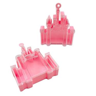 Imagem de Caixa Organizadora Castelo Rosa Box P Miçanga 2 pçs - Macall