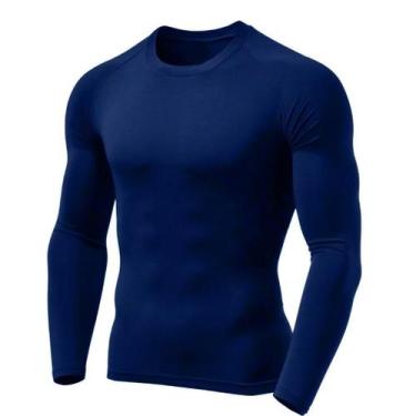 Imagem de Camisa Térmica Dryfit Masculina Feminina Com Proteção UV - RD, Azul, G