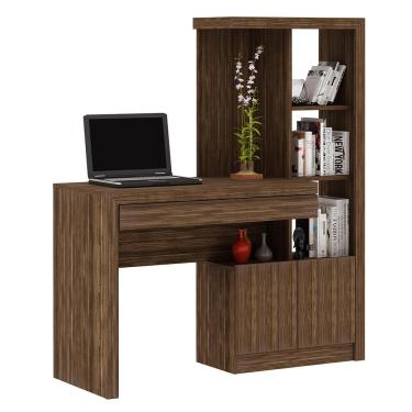Imagem de Mesa Conjunto para Escritório Home Office ME4143 MDP Nogal - Gran Belo
