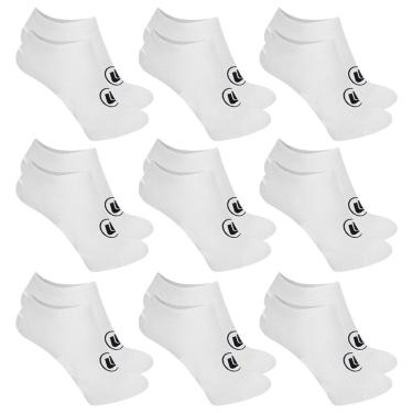 Imagem de Kit 9 Pares de Meias Esporte Legal Sapatilha Invisível Masculina