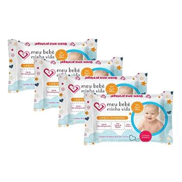 Imagem de Lenço Umedecido Meu Bebê Kit C/ 4x90 unidades