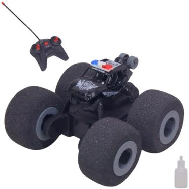 Imagem de Carro De Controle Remoto Com Luz E Fumaça Polícia Preto - Castela