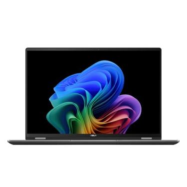 Imagem de ASUS Notebook Vivobook 16 flip, PC Copilot+, tela sensível ao toque 3K OLED 120Hz, Intel Core Ultra 7 256V, gráficos Intel Arc, memória de 16 GB, SSD de 512 GB, cinza fosco, TP3607SA-DS74T