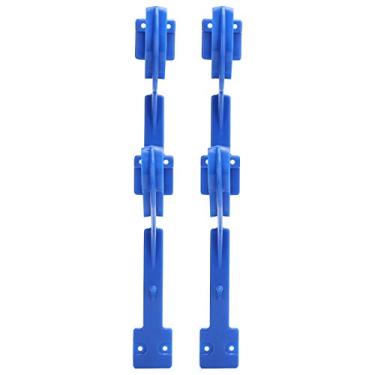 Imagem de Pssopp Gancho de Plástico para Piscina, Gancho Telescópico de Material Abs Resistente para Ancinhos, Escovas, Organizador Leve de Ferramentas de Jardim