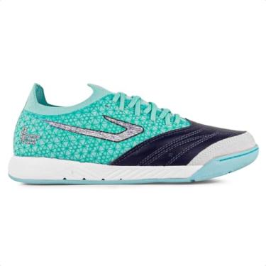 Imagem de Chuteira Topper Dominator Fuse Futsal Verde/Marinho,42