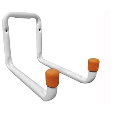 Imagem de Kit 2 Suporte Gancho para 30kg pode Pendura Escada Bicicleta mangueira Na Parede(2 Suportes 155mm)