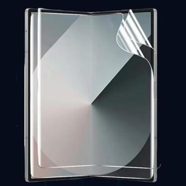 Imagem de Protetor de tela interno de proteção total para Samsung Galaxy Z Fold 6 5G filmes de hidrogel anti-arranhões filme transparente TPU macio