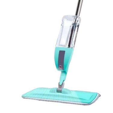 Imagem de Rodo Mop com Dispenser Borrifador Spray Filtro de Microfibra Rservatório Lavável de Longa Duração Esfregão Vassoura Mágica Giratório Pano Flexível para Limpeza Faxina