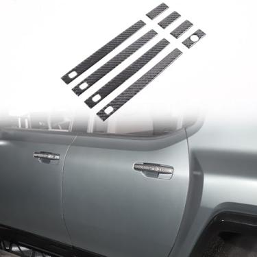 Imagem de Aotumcer Capa de moldura de maçaneta de porta de carro externa compatível com 2023 2024 2025 2026 Hummer EV Acessórios SUV/caminhonete modelo de fibra de carbono estilo maçaneta de porta de carro capa