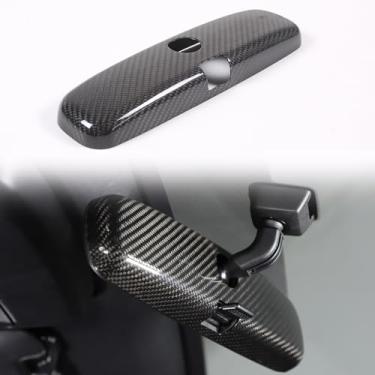 Imagem de Aotumcer Acabamento da tampa da base do espelho retrovisor do teto interno do carro compatível com acessórios Toyot@ 86/Subaru BRZ 2022-2025 2026+, acabamento da base do espelho retrovisor de