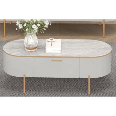 Imagem de Mesa Centro Sala Celena Bali-quartzo - Dj Móveis