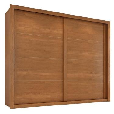 Imagem de Guarda Roupas Casal 2 Portas De Correr 6 Gavetas Imperador Zanzini Madeirado