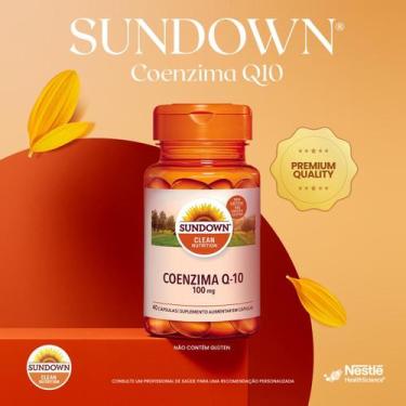 Imagem de Suplemento Alimentar Sundown CoQ-10 100mg 40 Cápsulas