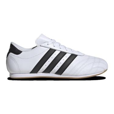 Imagem de adidas Tênis feminino La Ftwwht/Cblack/Gum3 Taekwondo LACE W FTWR whiteCore Black/Gum 39 EUA, Preto, 11 Wide