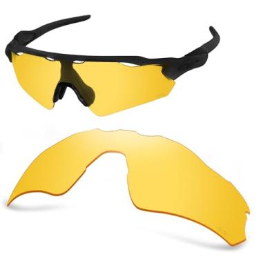 Imagem de AOZAN Lentes de reposição ANSI Z87.1 para óculos de sol Oakley Radar EV Path OO9208, Amarelo de alta definição, Radar EV Path