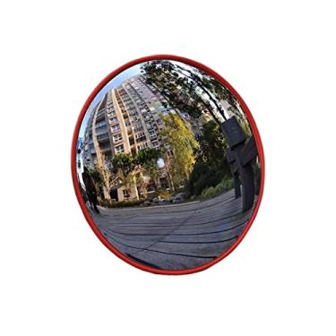 Imagem de ZJYWMM Grande espelho antifurto supermercado escola tráfego comunitário espelho convexo espelho de cruzamento adega conversível (tamanho: 80 cm)