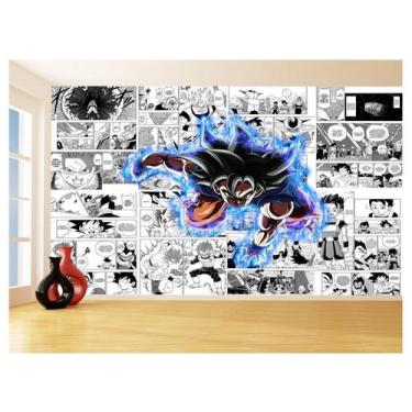 Imagem de Papel De Parede Dragon Ball Goku Super Sayajin 3,5M Dbz684 - Você Deco