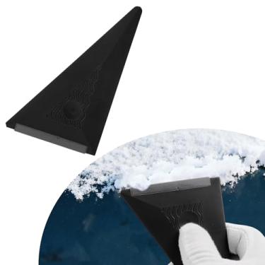 Imagem de VekAuto 1 peça de rodo de carro para filme preto 12 cm l ferramenta raspadora multifuncional para lavar, limpar papel de parede de vidro