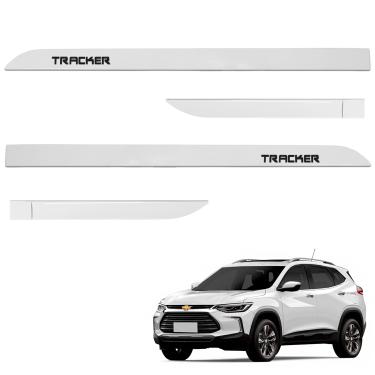 Imagem de Jogo De Friso Lateral Tracker 2021 a 2025 Branco Summit