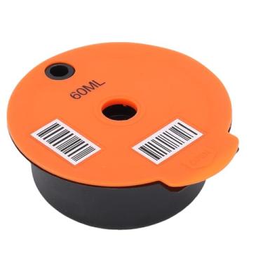 Imagem de Asixxsix Vagens de café Reutilizáveis, Filtros de café de Cápsulas de café Expresso Reutilizáveis, Cápsula de café Recarregável Com Escova e Colher para Acessórios de Máquinas de café (60ML)
