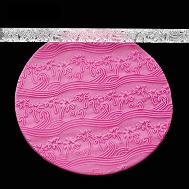 Imagem de YOUTHINK Rolo de Massa Acrílico Com Alça Confortável de 28 Padrões para Assar Massa de Macarrão 16 X 1 Cm (#23)