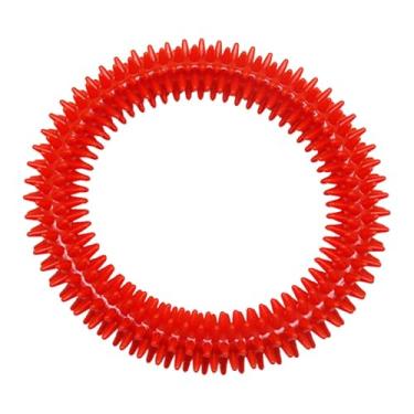 Imagem de menolana Anel Sensorial com Pontas, Pulseira Anti- Reutilizável, Brinquedo Sensorial para Massagem, Ideal para Casa, Educação Infantil e Pré-Escolar, Vermelho