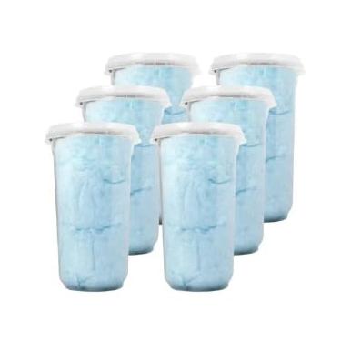 Imagem de 6 Potes de Algodão Doce Colorido Candy Cotton Buschle