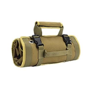 Imagem de Ｂｅｓｇａ Bolsa organizadora de ferramentas enrolável com vários bolsos, e ideal para ferramentas de bricolagem e eletricistas.