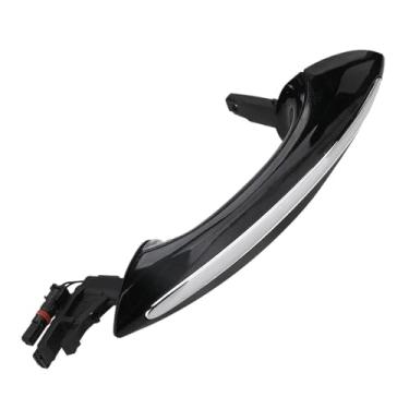 Imagem de Conjunto de 4 maçanetas externas pretas para acesso confortável às portas, compatíveis com BMW Série 5, 6 e 7 (F07, F10, F11, F06, F12, F13, F01, F02) - Código: 51217231931(Front Right Side)