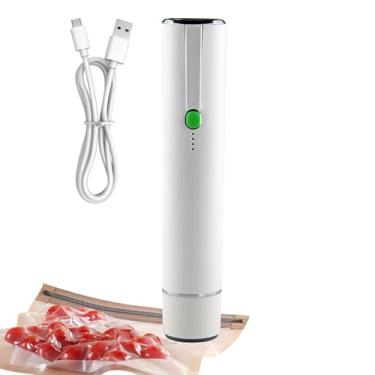 Imagem de Seladora a Vácuo para Alimentos,Dispositivo de Selagem Recarregável - Seladora Manual para Comida | Para Uso na Cozinha Casa e Viagens