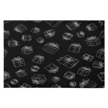 Imagem de Wassud Caixas de arame com arcos tapete de porta 61 x 89 cm, tapete de área lavável antiderrapante com suporte de borracha, tapete macio e macio para sala de estar, quarto, entrada, entrada