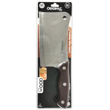 Imagem de Cutelo de Cozinha Cabo De Madeira 7"