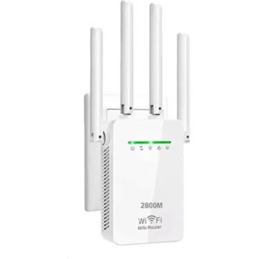Imagem de Amplificador Wi-Fi 4 Antenas 300Mpbs Repetidor de Sinal Wifi Wireless Fácil Configuração WPS