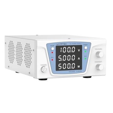 Imagem de Fafeicy Fonte de Alimentação de Bancada, Fonte de Alimentação de Comutação Variável de Alta Precisão Com Display LED de 4 Dígitos e Botão Codificador, Ventilador de (WHITE)